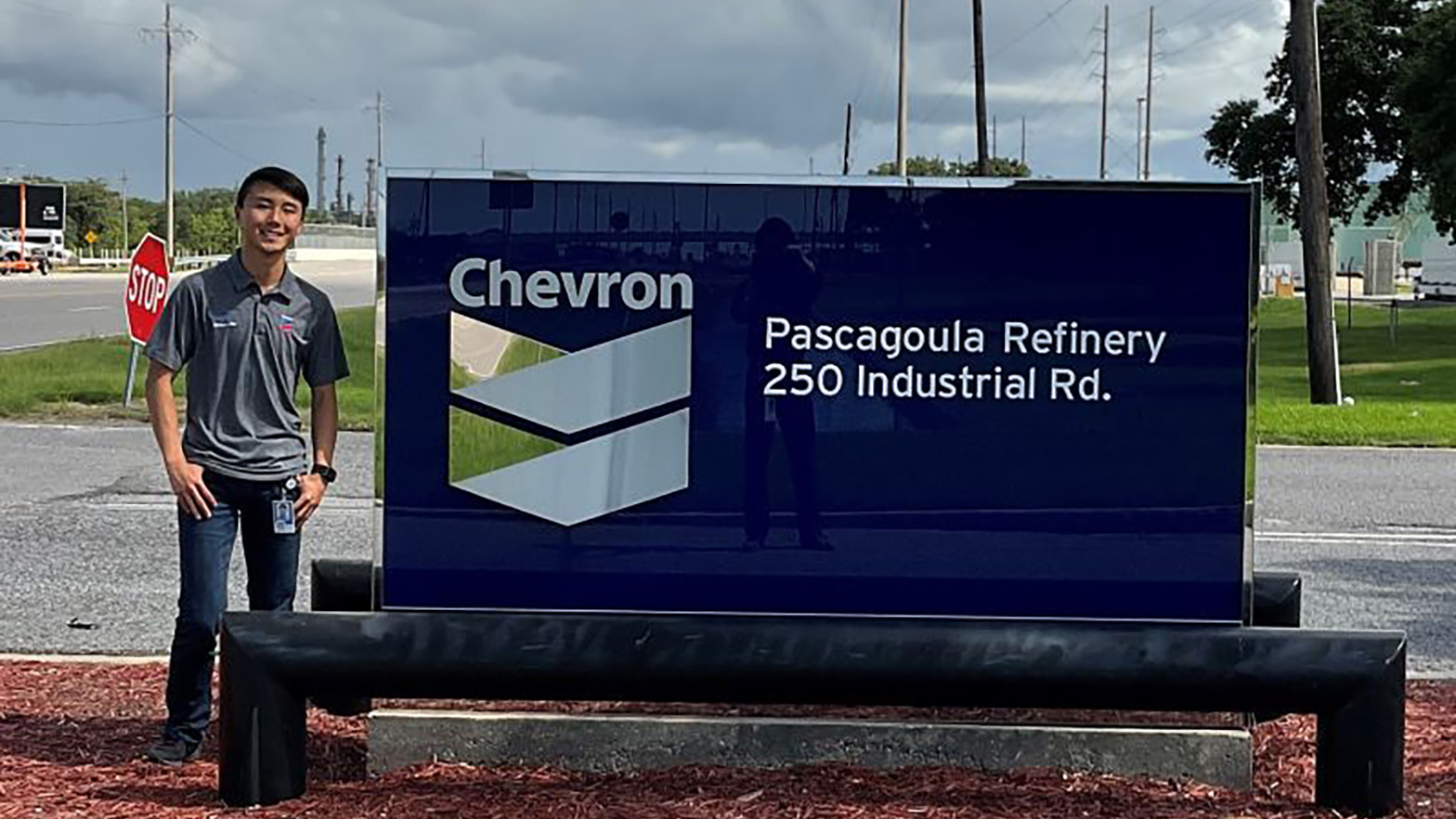 Nicholas Pak interned as a design engineer at the Chevron Pascagoula Refinery during Summer 2022