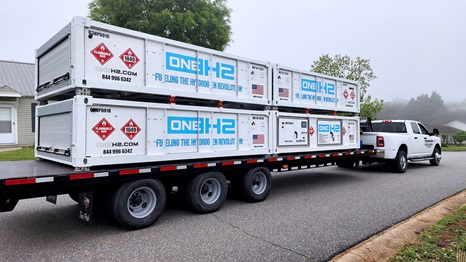 OneH2 mobile hydrogen fueling station