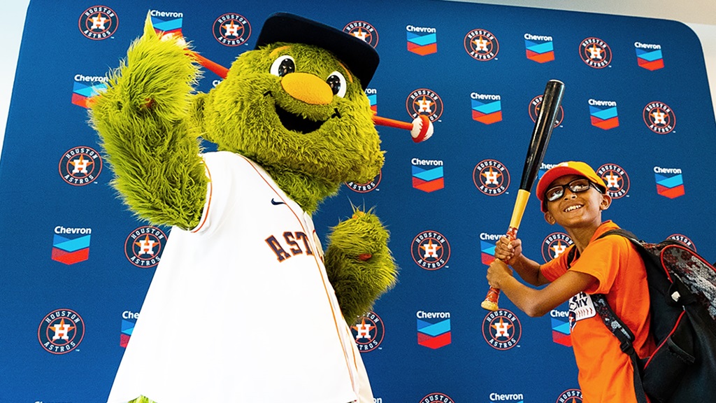 Astros mascot was prepared to mock kids who booed him at All-Star Game