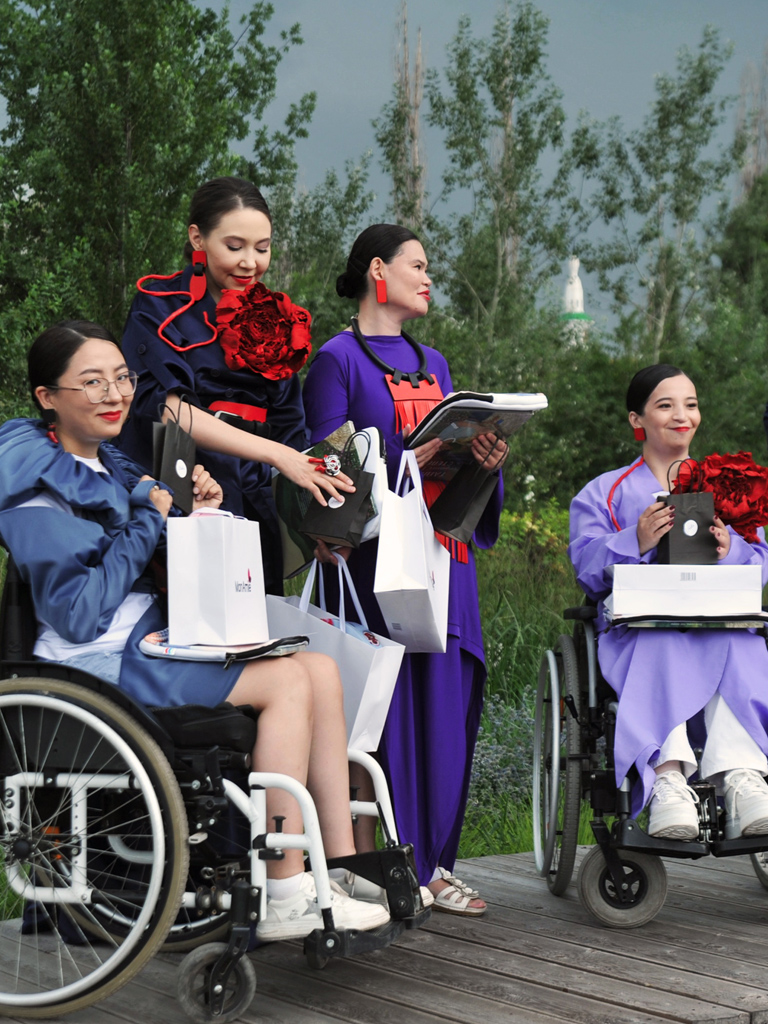 Group at a recent fashion event in Kazakhstan.